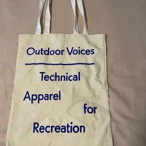 Outdoor Voices tote bag